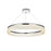 Elegant Lighting Rune 1 Light 32"L Chandelier, Chrome/Clear