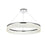 Elegant Lighting Rune 1 Light 32"L Chandelier, Chrome/Clear