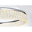 Elegant Lighting Rune 1 Light 32"L Chandelier, Chrome/Clear
