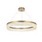Elegant Lighting Rune 1 Light 32"L Chandelier, Satin Gold/Clear
