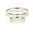 Elegant Lighting Rune 2 Light 24" Chandelier, Chrome/Clear