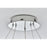 Elegant Lighting Rune 2 Light 24" Chandelier, Chrome/Clear
