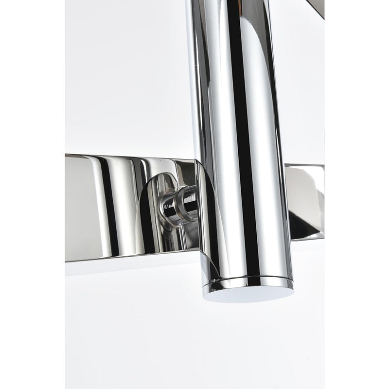 Elegant Lighting Ari 12 Light 48" Pendant, Chrome/Clear