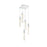 Elegant Lighting Aurora 16" Pendant, Chrome