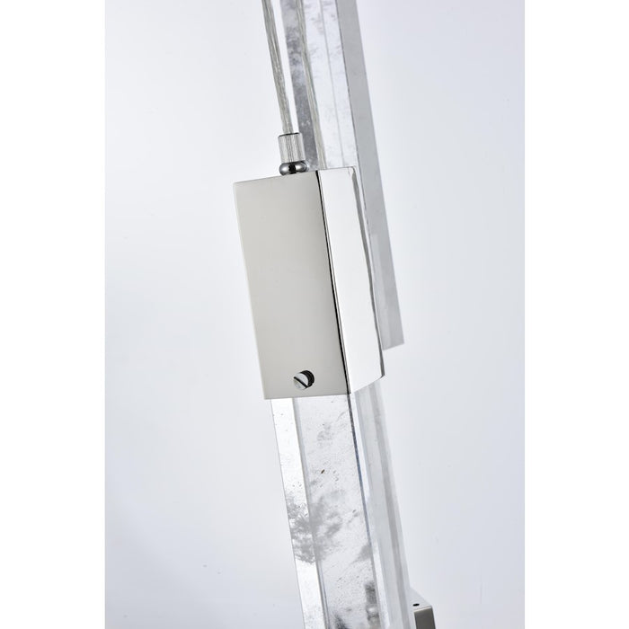 Elegant Lighting Aurora 16" Pendant, Chrome