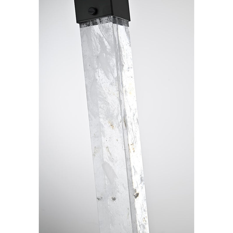 Elegant Lighting Aurora 20" Pendant, Black