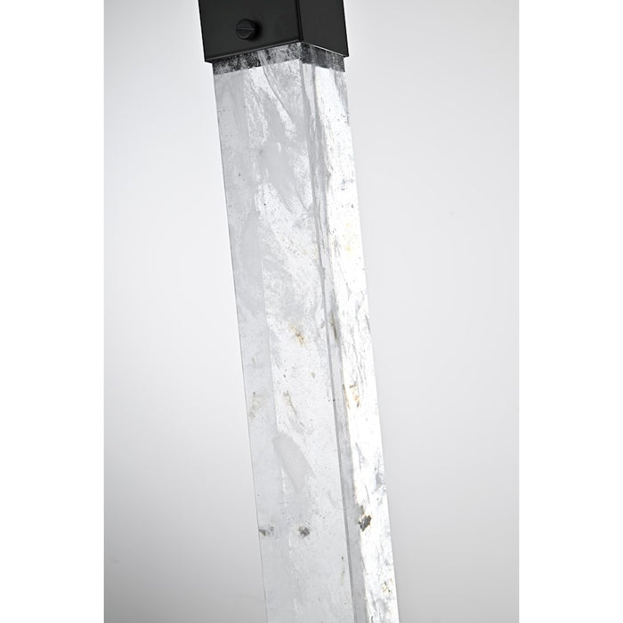 Elegant Lighting Aurora 20" Pendant, Black