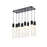 Elegant Lighting Aurora 36" Pendant, Black