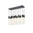 Elegant Lighting Aurora 42" Pendant, Black