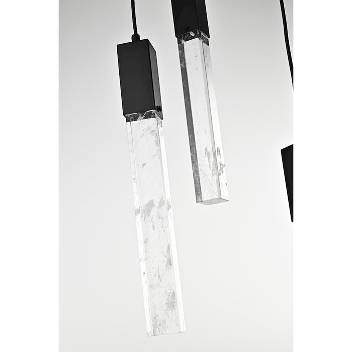 Elegant Lighting Aurora 42" Pendant, Black