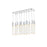 Elegant Lighting Aurora 42" Pendant, Chrome