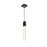 Elegant Lighting Aurora 5" Pendant, Black