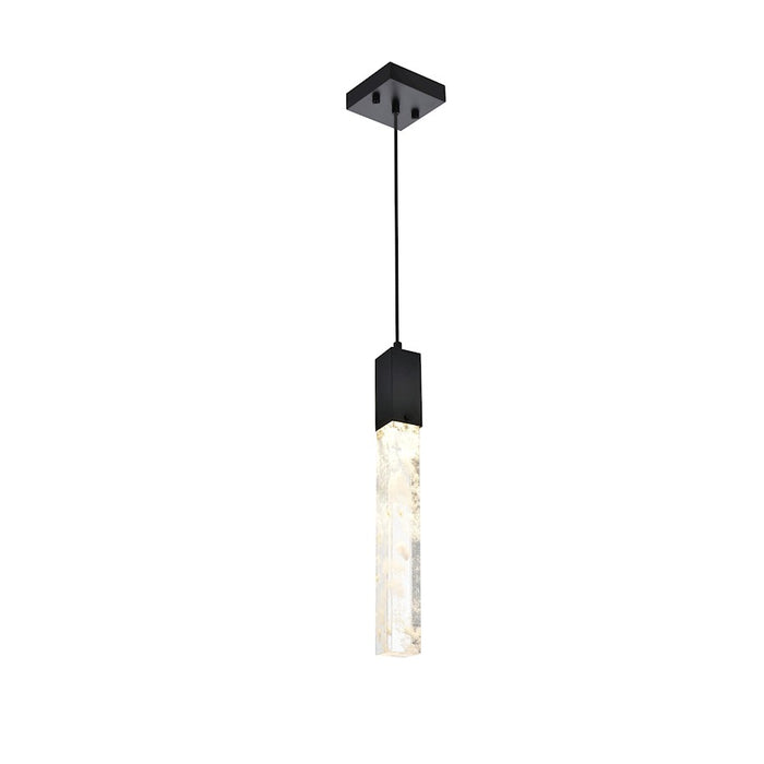 Elegant Lighting Aurora 5" Pendant, Black