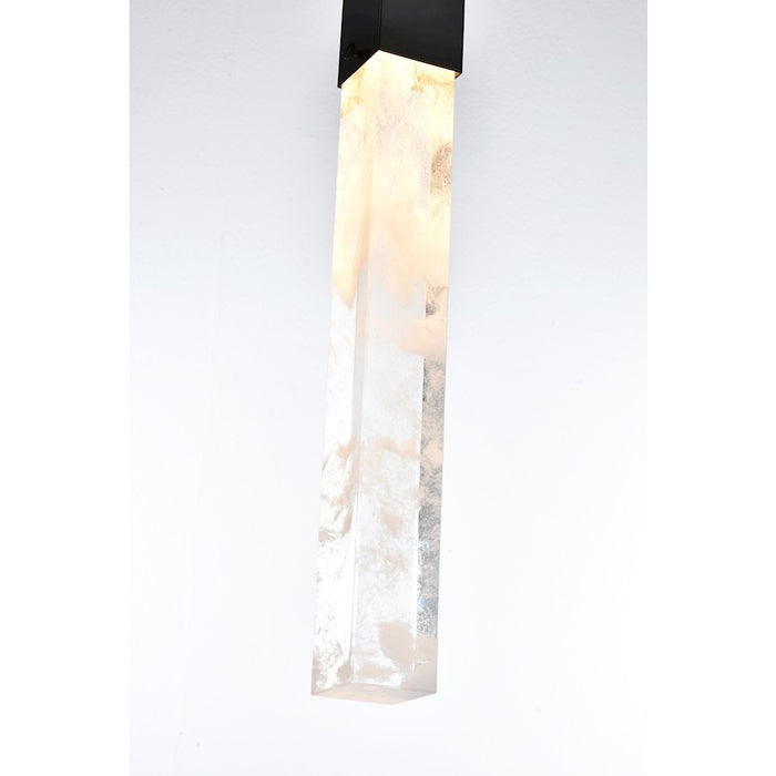 Elegant Lighting Aurora 5" Pendant, Black