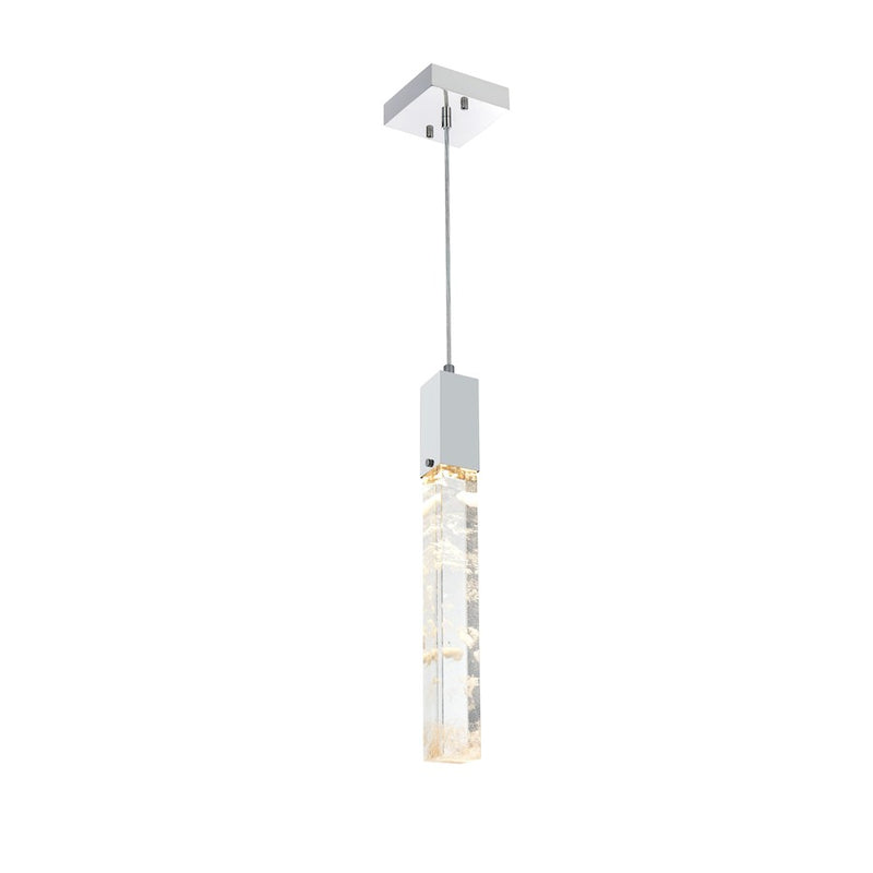 Elegant Lighting Aurora 5" Pendant, Chrome