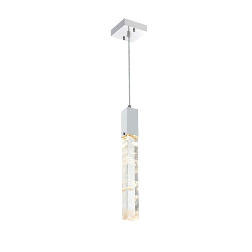 Elegant Lighting Aurora 5" Pendant, Chrome