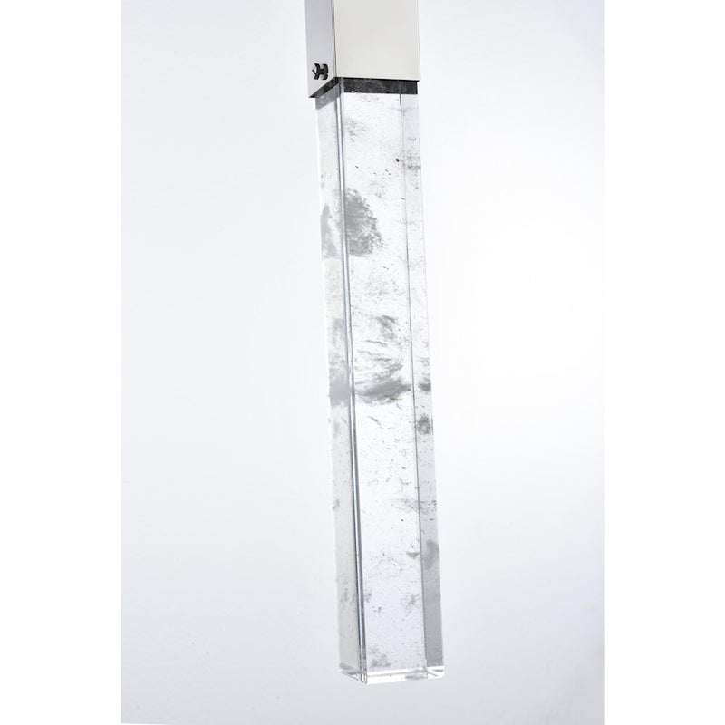 Elegant Lighting Aurora 5" Pendant, Chrome