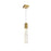Elegant Lighting Aurora 5" Pendant, Satin Gold