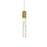 Elegant Lighting Aurora 5" Pendant, Satin Gold