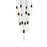 Elegant Lighting Aurora 26" Pendant, Black