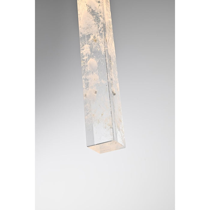 Elegant Lighting Aurora 26" Pendant, Chrome