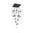 Elegant Lighting Aurora 30" Pendant, Black