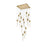 Elegant Lighting Aurora 30" Pendant, Chrome