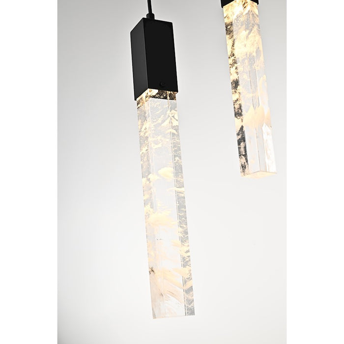 Elegant Lighting 2088 Aurora 30" Chandelier, Satin Gold