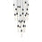 Elegant Lighting 2088 Aurora 36" Chandelier, Black