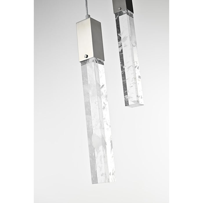 Elegant Lighting 2088 Aurora 36" Chandelier, Chrome