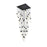 Elegant Lighting 2088 Aurora 42" Chandelier, Black