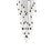 Elegant Lighting 2088 Aurora 42" Chandelier, Black