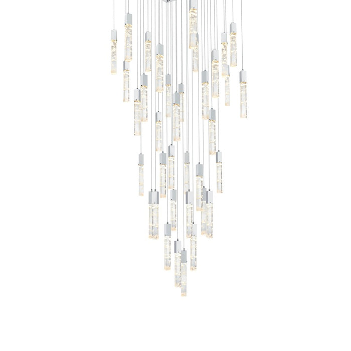 Elegant Lighting 2088 Aurora 42" Chandelier, Chrome