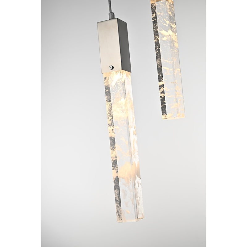 Elegant Lighting Aurora 16" Chandelier, Black