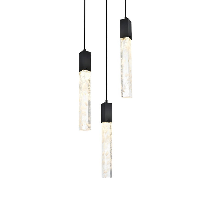 Elegant Lighting Aurora 16" Chandelier, Chrome