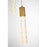 Elegant Lighting Aurora 16" Chandelier, Satin Gold