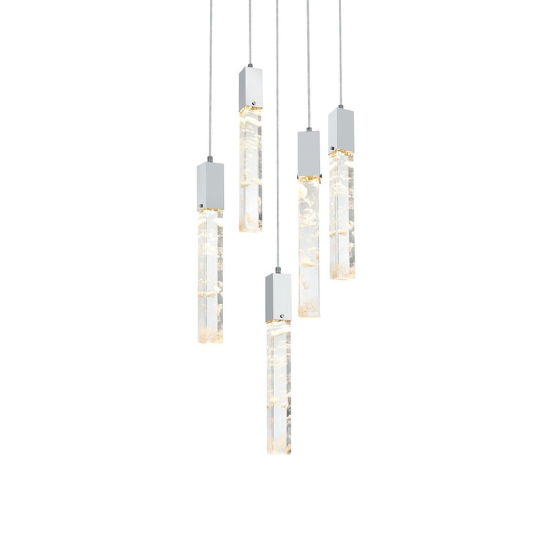 Elegant Lighting Aurora 20" Chandelier, Black