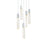 Elegant Lighting Aurora 20" Chandelier, Black