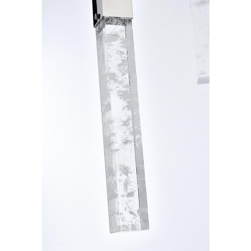 Elegant Lighting Aurora 20" Chandelier, Black