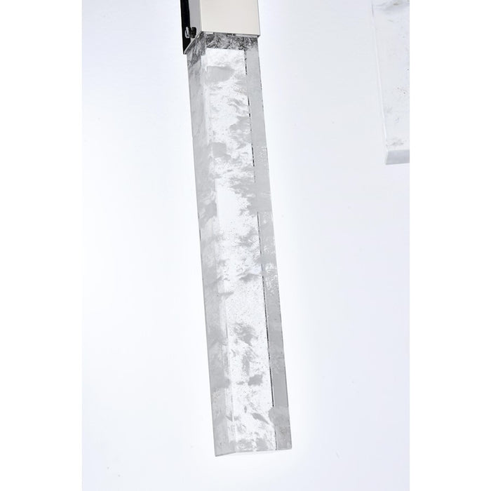 Elegant Lighting Aurora 20" Chandelier, Black