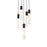 Elegant Lighting Aurora 20" Chandelier, Chrome