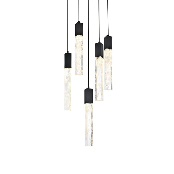 Elegant Lighting Aurora 20" Chandelier, Chrome