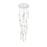 Elegant Lighting Aurora 30" Chandelier, Chrome