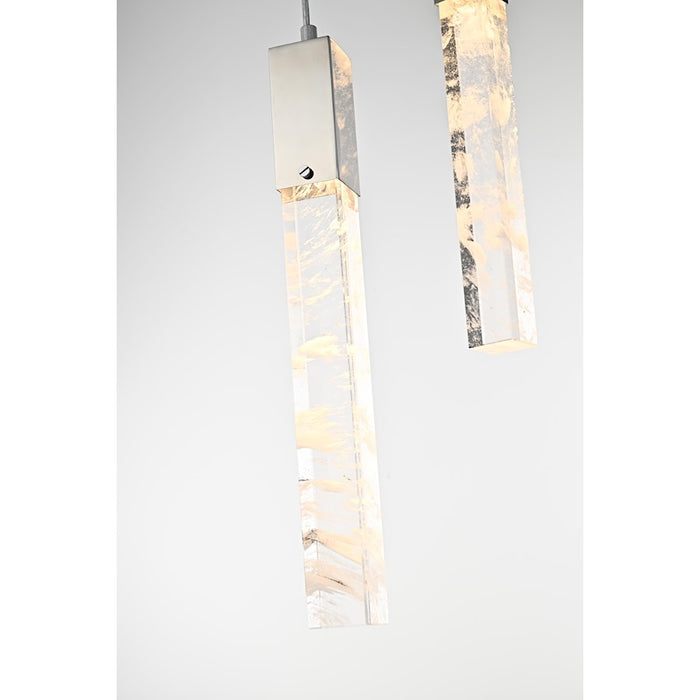 Elegant Lighting Aurora 30" Chandelier, Chrome