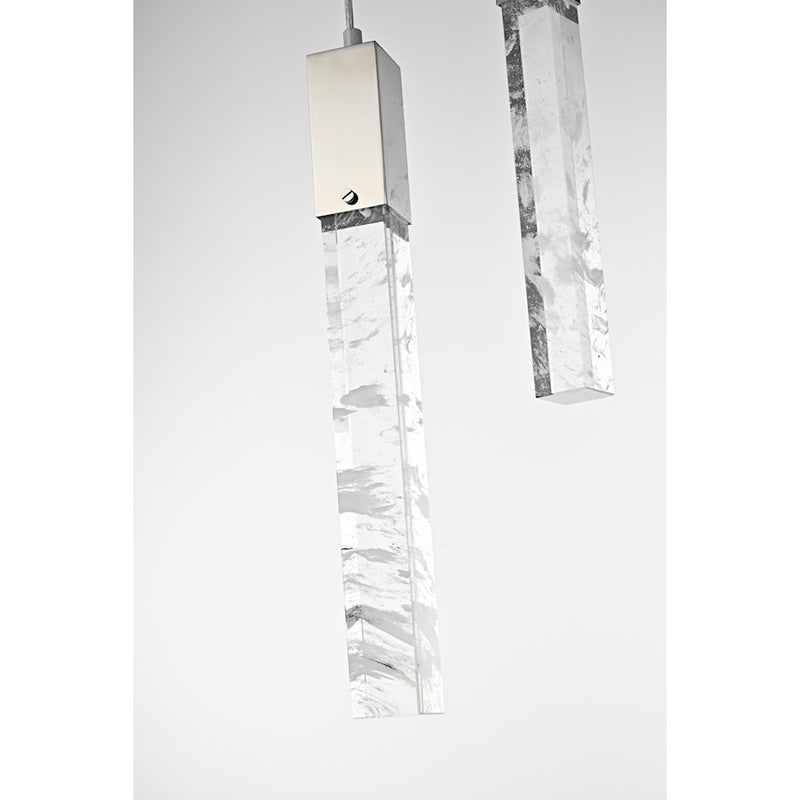 Elegant Lighting Aurora 30" Chandelier, Chrome