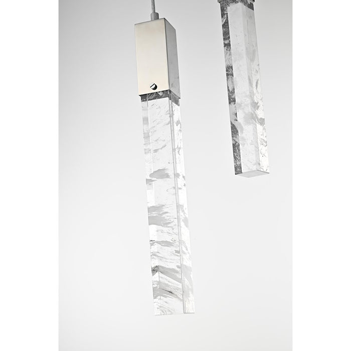 Elegant Lighting Aurora 30" Chandelier, Chrome