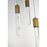 Elegant Lighting Aurora 30" Chandelier, Satin Gold