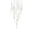 Elegant Lighting Aurora 36" Chandelier, Chrome