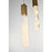 Elegant Lighting Aurora 36" Chandelier, Satin Gold