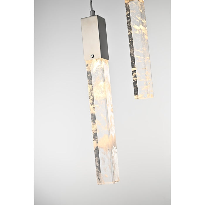 Elegant Lighting Aurora 42" Chandelier, Chrome